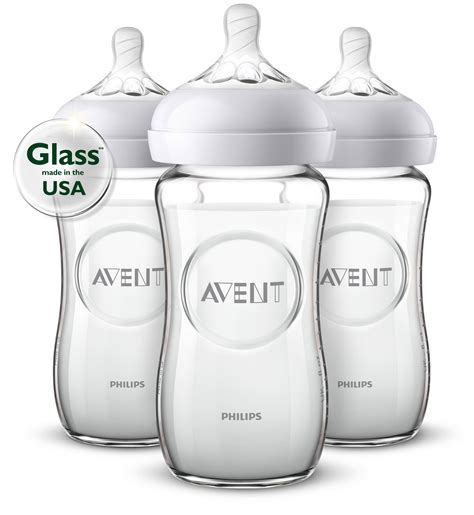 avent glass baby bottles